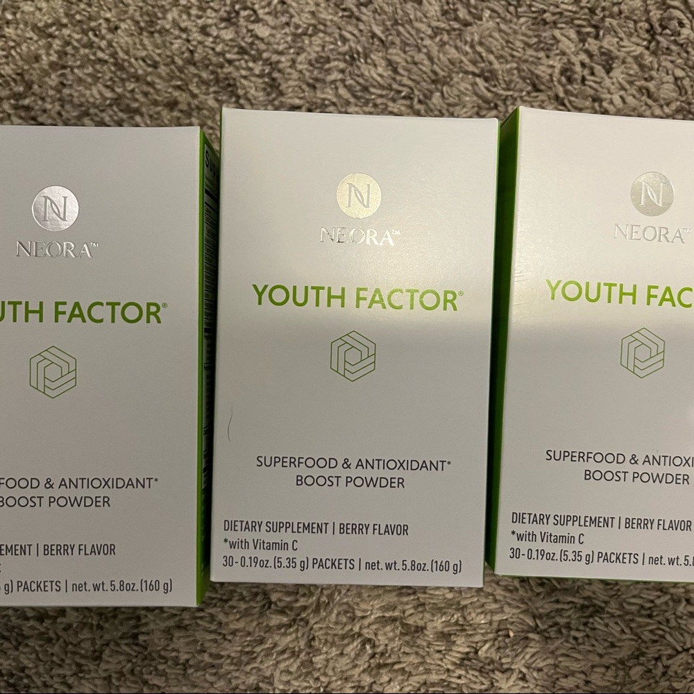 3 Brand New boxes Neora Youth Factor